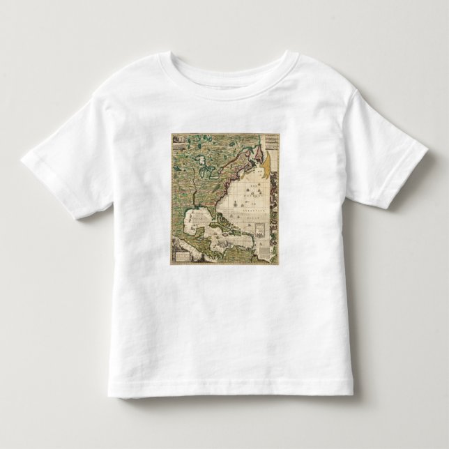 T-shirt Pour Les Tous Petits L'Amérique Septentrionalis (Devant)