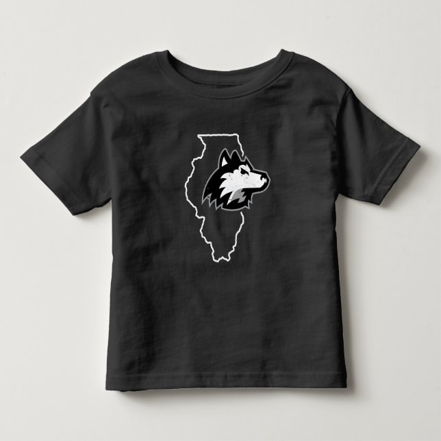 T-shirt Pour Les Tous Petits L'Amour de l'État de NIU Huskies (Devant)