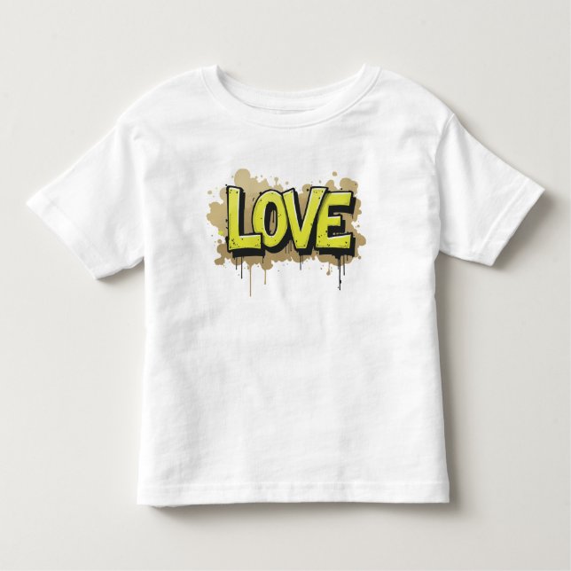 T-shirt Pour Les Tous Petits L'amour urbain fleurit (Devant)