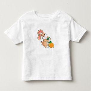 T-shirt Pour Les Tous Petits Lapin avec carotte