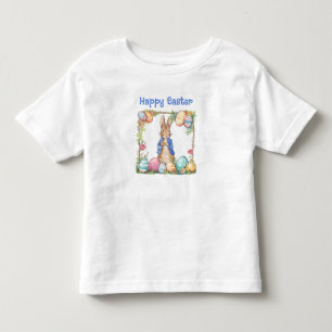 T-shirt Pour Les Tous Petits Lapin de Pâques Classique Œufs de Pâques Joyeuses