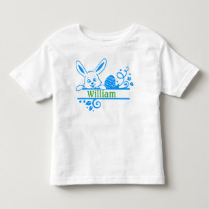 T-shirt Pour Les Tous Petits Lapin de Pâques et Oeuf Personnalisé