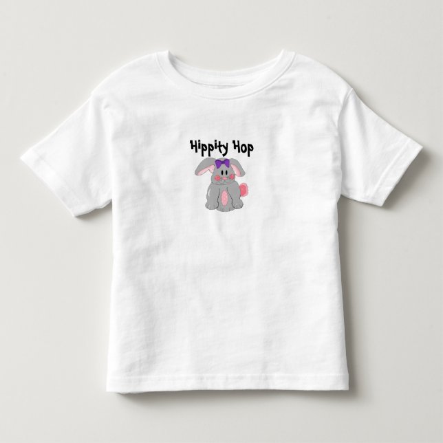 T-shirt Pour Les Tous Petits Lapin Lapin Hop Hop (Devant)