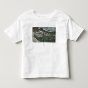 T-shirt Pour Les Tous Petits Laramie, WY - lac Marie et chaîne de Milou sur