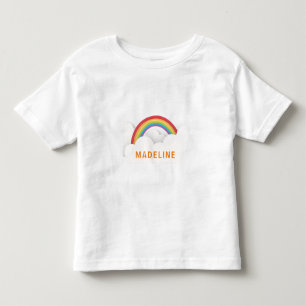 T-shirt Pour Les Tous Petits L'arc-en-ciel opacifie l'anniversaire