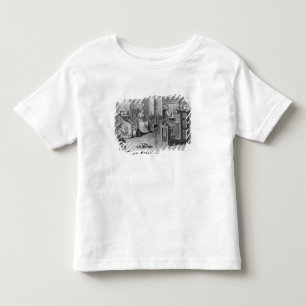 T-shirt Pour Les Tous Petits L'art du Bas-Cadre-Travail-Tricot
