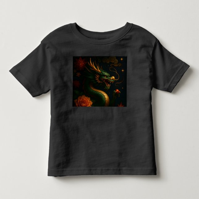 T-shirt Pour Les Tous Petits L'art traditionnel du dragon en Chine (Devant)