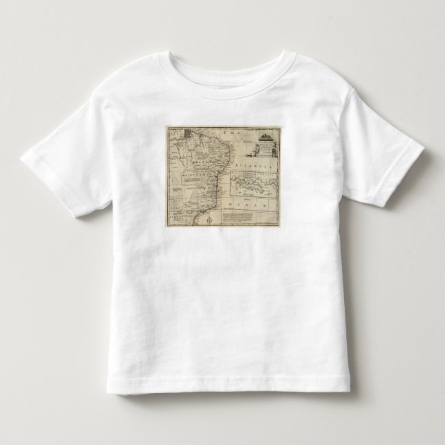 T-shirt Pour Les Tous Petits Le Brésil 6 (Devant)