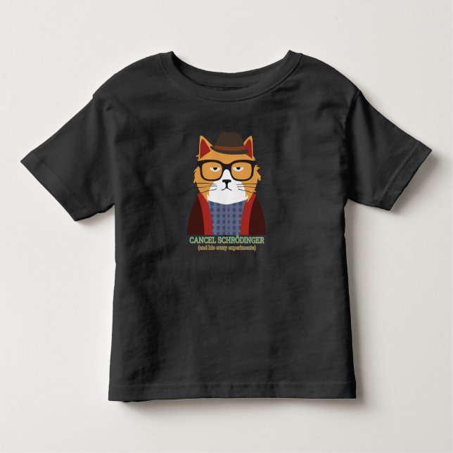 T-shirt Pour Les Tous Petits Le chat de Schrodinger (Devant)