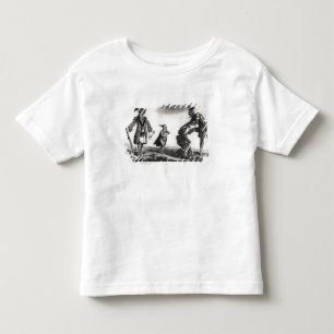 T-shirt Pour Les Tous Petits Le chef des sauvages raclant son ennemi