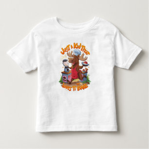 T-shirt Pour Les Tous Petits Le chef d'orignal à la fourche