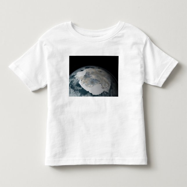 T-shirt Pour Les Tous Petits Le continent gelé de l'Antarctique (Devant)