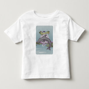 T-shirt Pour Les Tous Petits Le dauphin de Pelorus Jack Risso