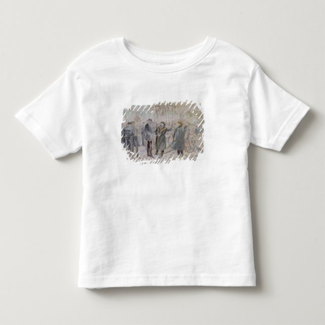 T-shirt Pour Les Tous Petits Le départ de Léon Michel Gambetta (Devant)