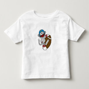 T-shirt Pour Les Tous Petits Le football de singe de chaussette
