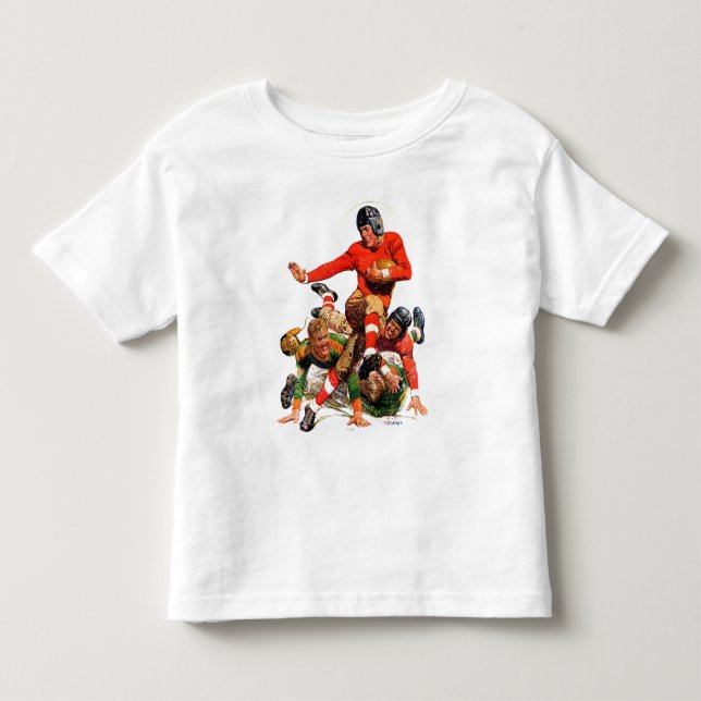 T-shirt Pour Les Tous Petits Le football d'université (Devant)