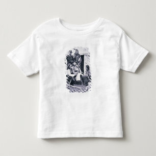T-shirt Pour Les Tous Petits Le Général George A. Custer (1839-76) avec son