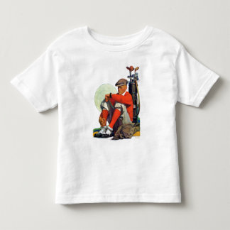 T-shirt Pour Les Tous Petits Le golfeur a continué l'attente