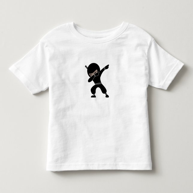 T-shirt Pour Les Tous Petits Le Guerrier de la petite Ninja (Devant)