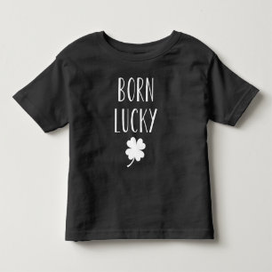 T-shirt Pour Les Tous Petits Le jour de St Patrick   mignon chanceux né