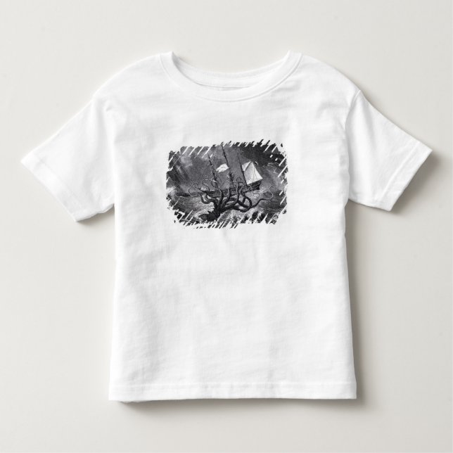 T-shirt Pour Les Tous Petits Le Kraken (Devant)