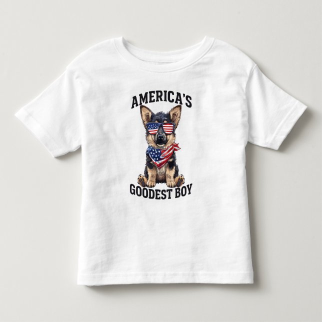 T-shirt Pour Les Tous Petits Le meilleur berger d'Amérique (Devant)