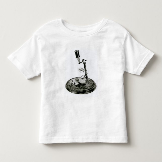 T-shirt Pour Les Tous Petits Le microscope de Darwin (Devant)
