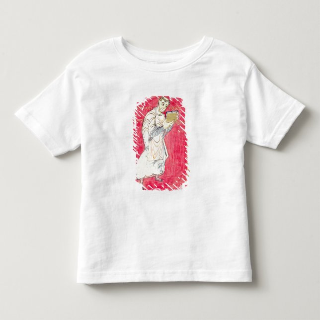 T-shirt Pour Les Tous Petits Le moine Ruodprehet présent son livre (Devant)