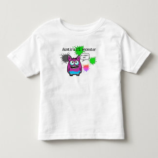 T-shirt Pour Les Tous Petits Le monstre de la tante