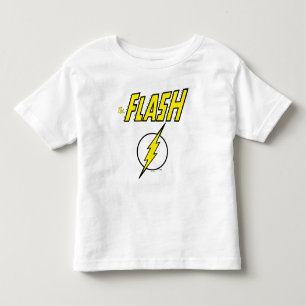 T-shirt Pour Les Tous Petits Le nom Flash et logo d'éclair