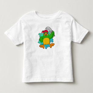T-shirt Pour Les Tous Petits Le perroquet comme pirate avec épée