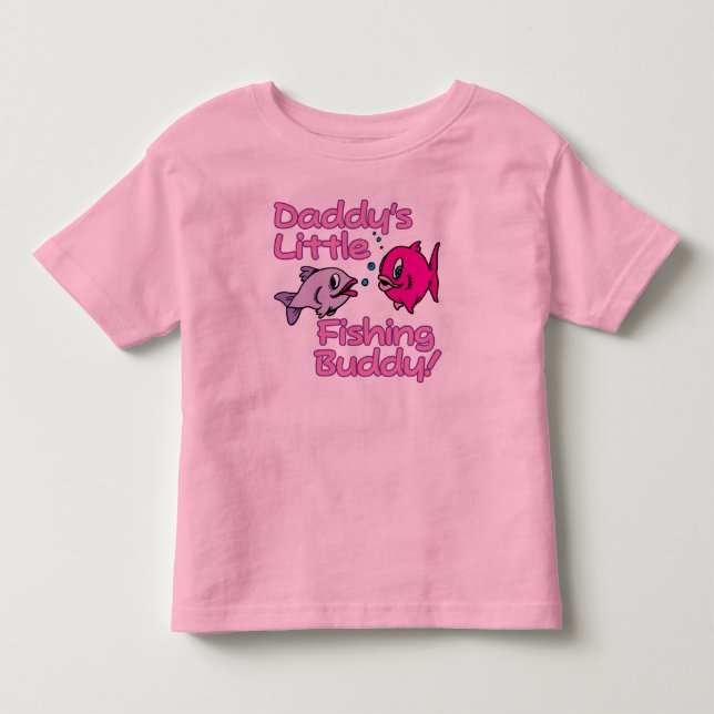 T-SHIRT POUR LES TOUS PETITS LE PETIT BUDDY DE PÊCHE ! (Devant)