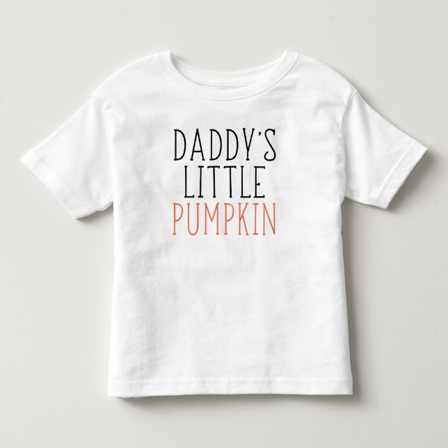 T-shirt Pour Les Tous Petits Le petit Citrouille de papa (Devant)