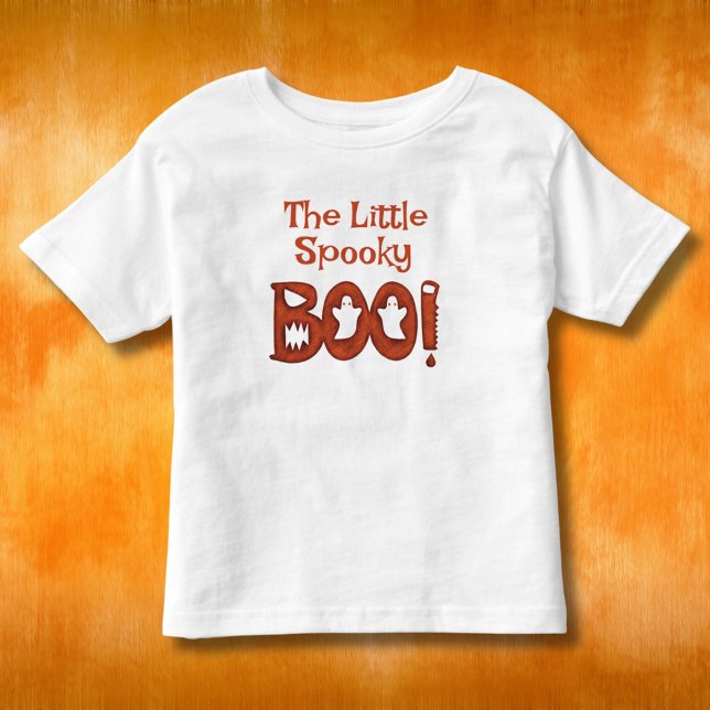 T-shirt Pour Les Tous Petits Le petit Halloween de Boo Éffrayant (Créateur téléchargé)