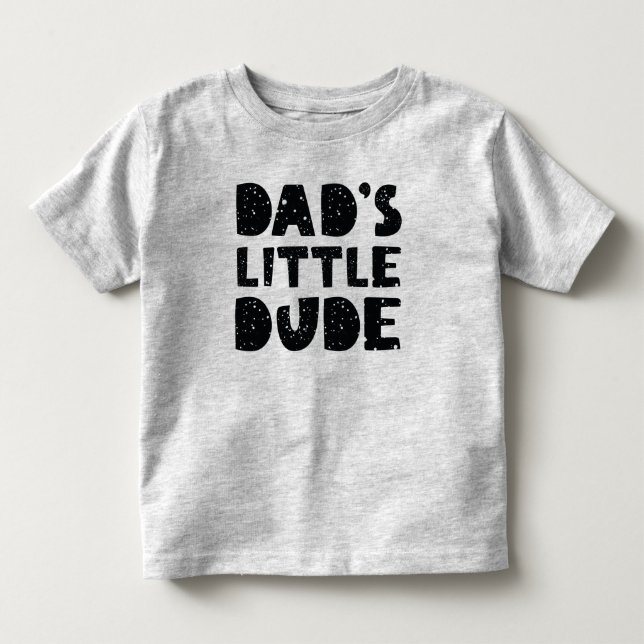 T-shirt Pour Les Tous Petits Le petit mec de papa (Devant)