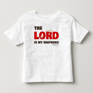 T-shirt Pour Les Tous Petits Le Seigneur Est Mon Berger Psaumes 23 Foi Chrétien