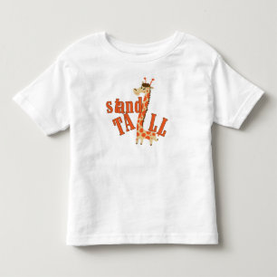 T-shirt Pour Les Tous Petits Le socle de girafe est grand
