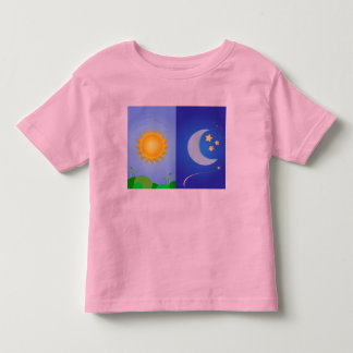 T-shirt Pour Les Tous Petits le soleil et lune