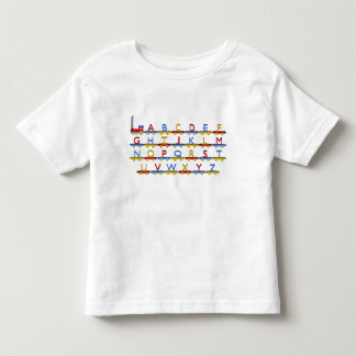 T-shirt Pour Les Tous Petits Le train d'alphabet