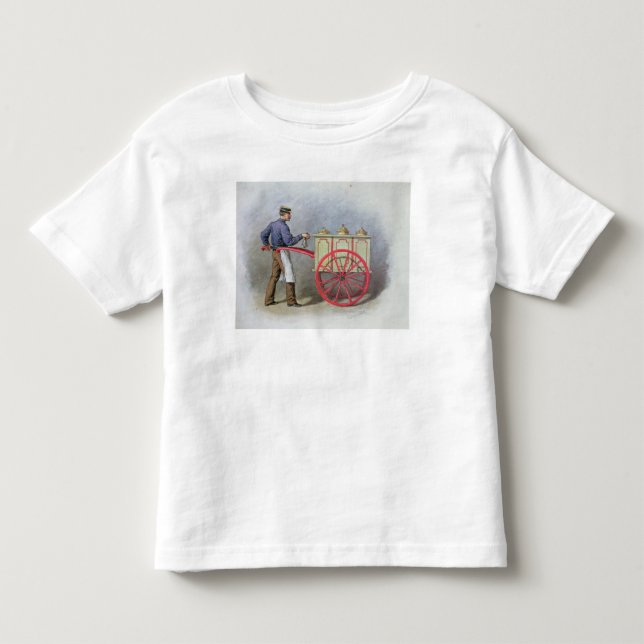 T-shirt Pour Les Tous Petits Le vendeur de crème glacée, 1895 (Devant)