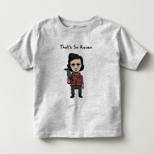 T-shirt Pour Les Tous Petits Légendes jeune Edgar Allen Poe d'enfant