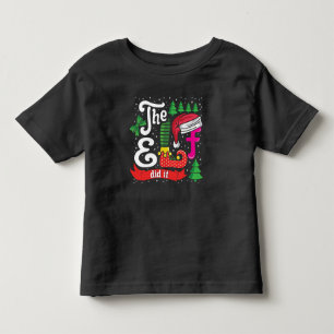 T-shirt Pour Les Tous Petits L'Elfe L'A Fait