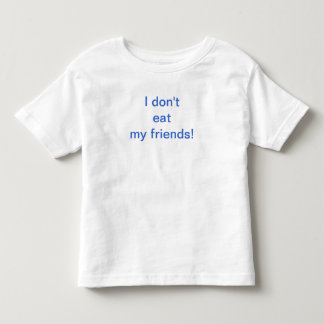 T-shirt Pour Les Tous Petits L'enfant en bas âge I ne mangent pas ma chemise