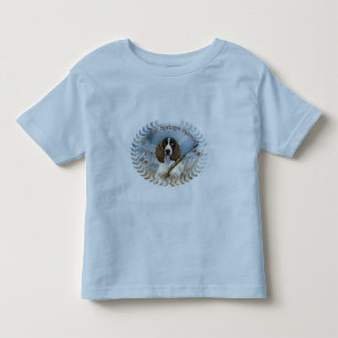 T-shirt Pour Les Tous Petits L'épagneul de springer anglais chasse