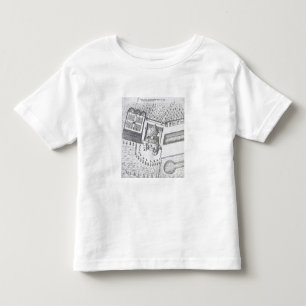 T-shirt Pour Les Tous Petits L'ermitage et le Maison Blanc au château