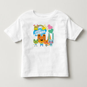 T-shirt Pour Les Tous Petits Les animaux bons amis