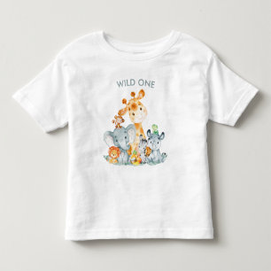 T-shirt Pour Les Tous Petits Les animaux de la jungle de Cute Safari