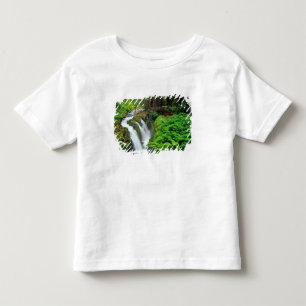 T-shirt Pour Les Tous Petits Les chutes de Sol Duc dans le parc national Olympi