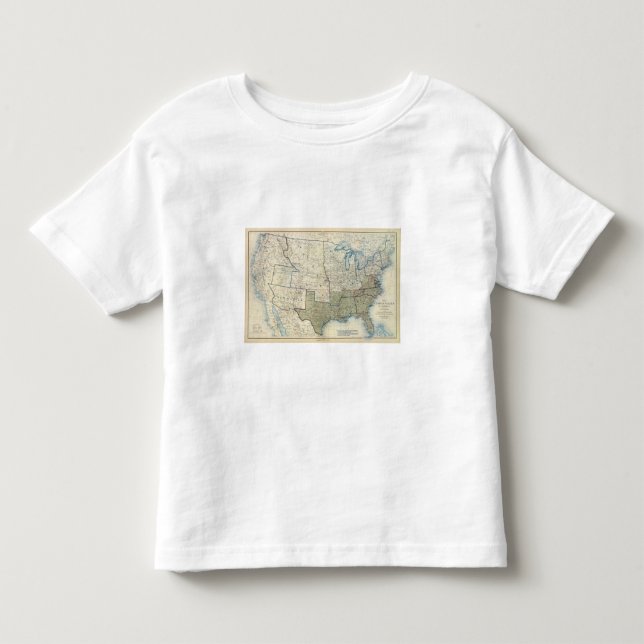 T-shirt Pour Les Tous Petits Les Etats-Unis en juin 1862 (Devant)