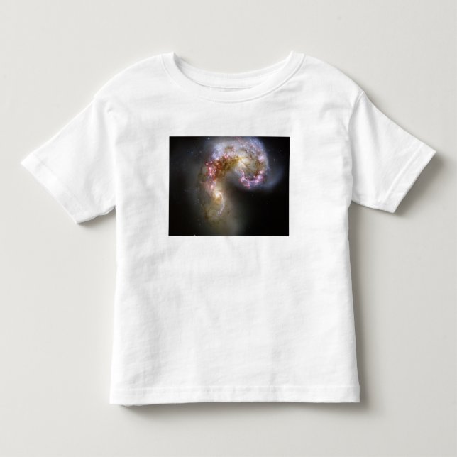 T-shirt Pour Les Tous Petits Les galaxies d'Antennes (Devant)